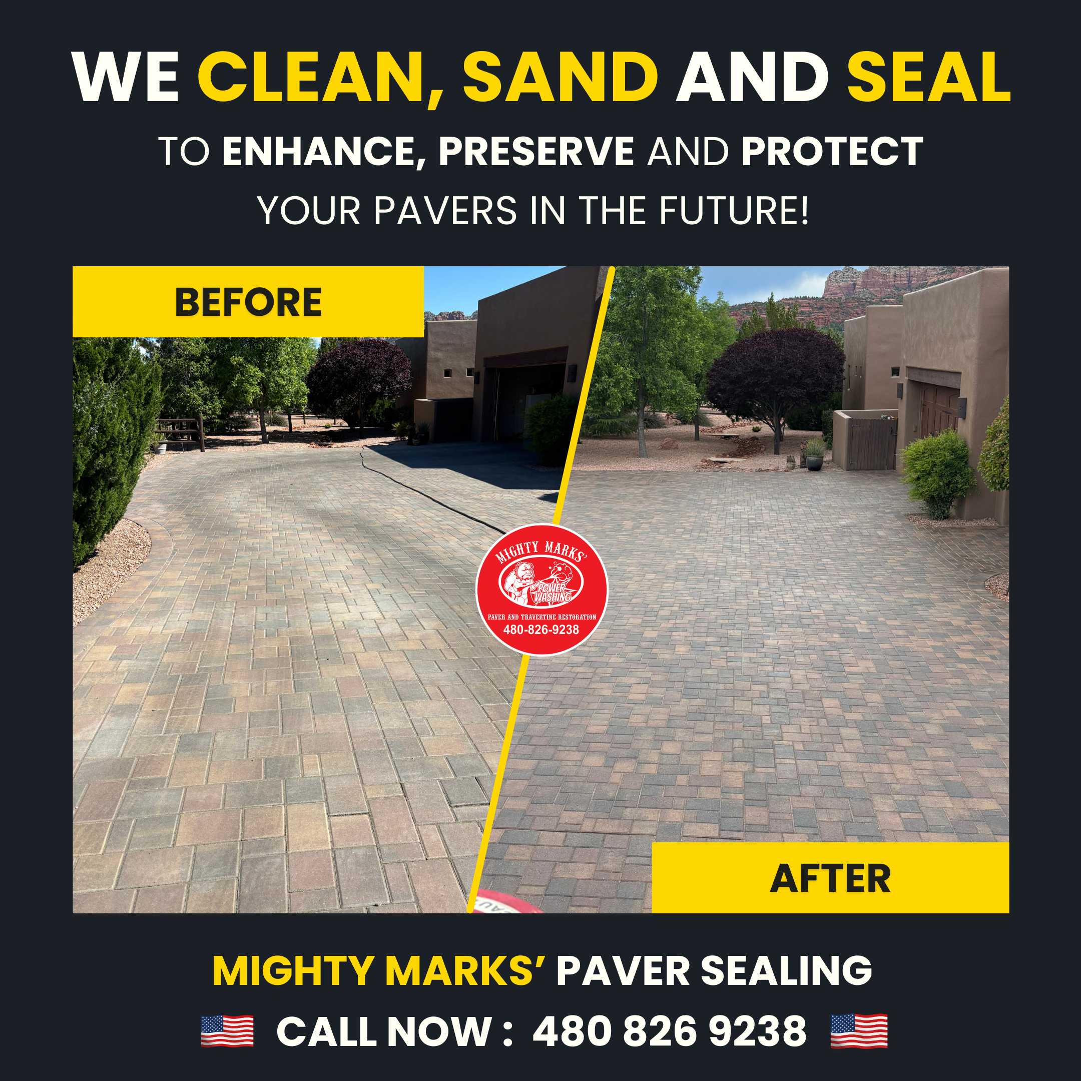 concrete paver driveway sealing Sedona 