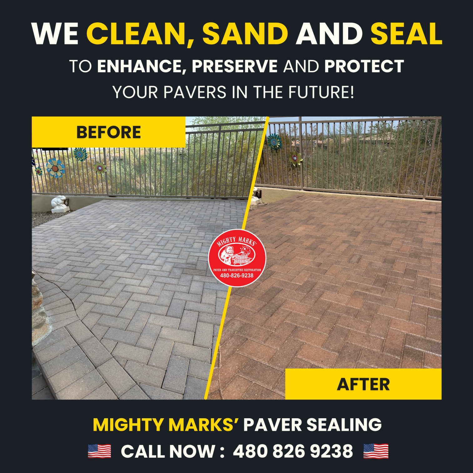 Scottsdale paver restoration