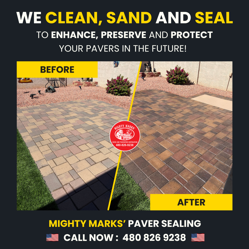Mark Paver Paver Patio Sealing in Peoria, AZ: Protect Your Patio with Mighty Marks ...